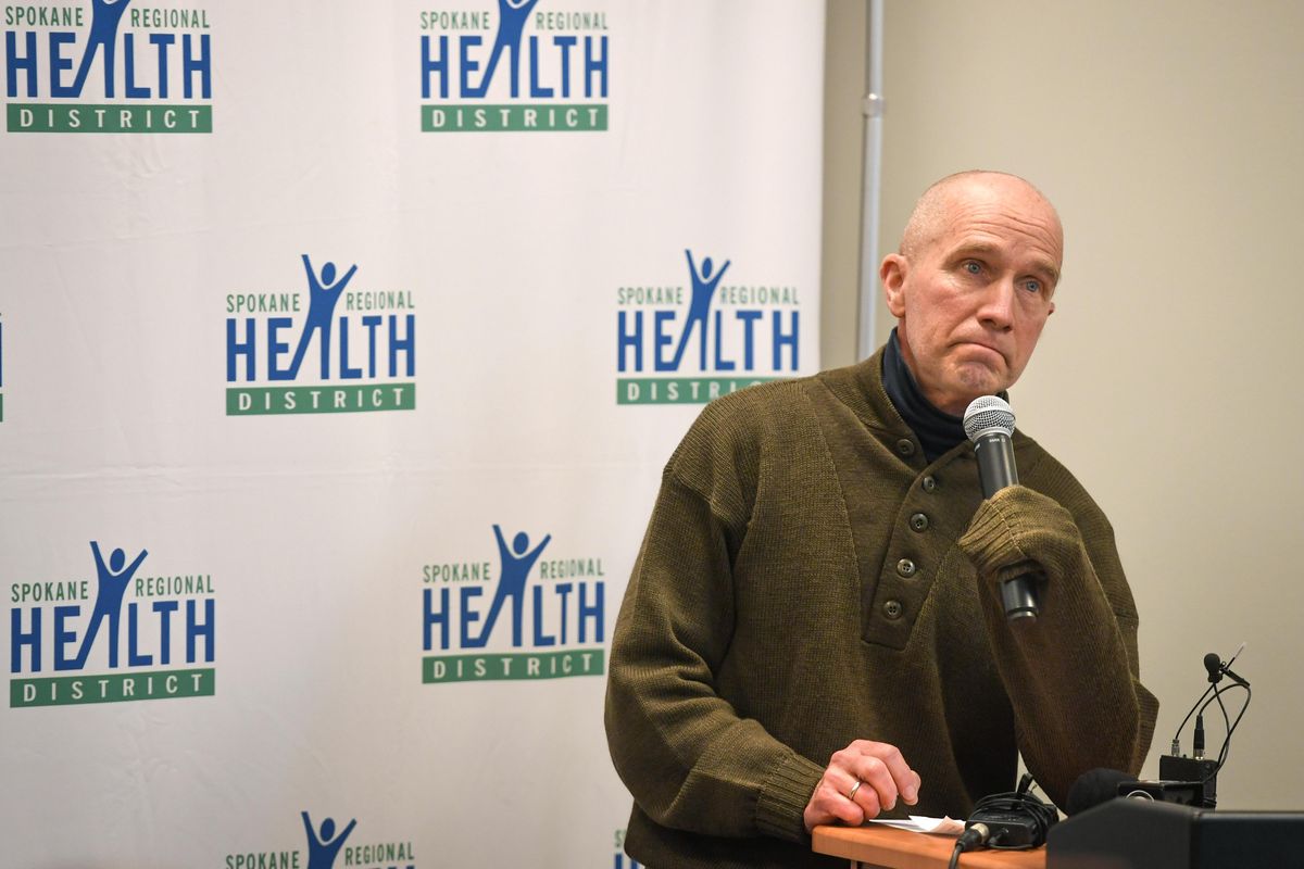 Spokane Regional Health District Health Officer Dr. Bob Lutz is shown in this photo from March. The health district reported Friday that there are 30 new cases in the county. (Dan Pelle / The Spokesman-Review)