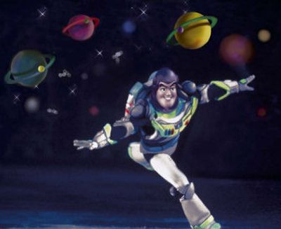 
Buzz Lightyear soars through Space Mountain at Disneyland.
 (fsaffasdffadsfasdfads / The Spokesman-Review)