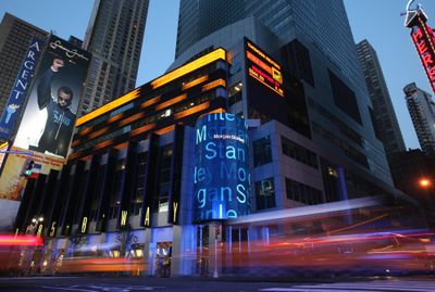 Traffic passes Morgan Stanley headquarters Monday in New York. Late Sunday, the Federal Reserve granted Goldman Sachs and Morgan Stanley, the country’s last two major investment banks, approval to change their status to bank holding companies.  (Associated Press / The Spokesman-Review)