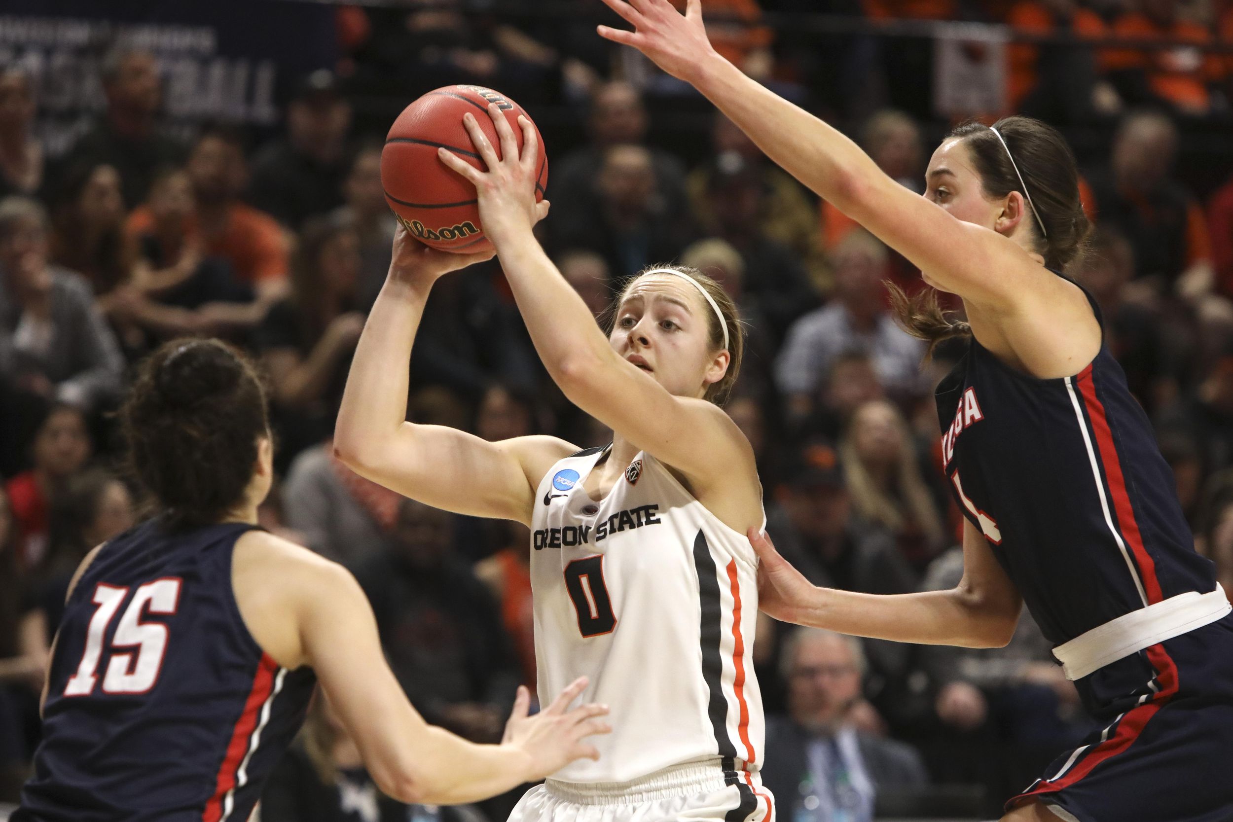 NCAA Tournament Gonzaga women vs. Oregon State March 25, 2019 The