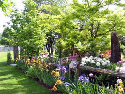 
The photos above and below were taken in Sandy Patano's garden in 2006. The 10th annual Coeur d'Alene Garden Club Tour is Sunday from 10 a.m. to 4 p.m. This year's event, 