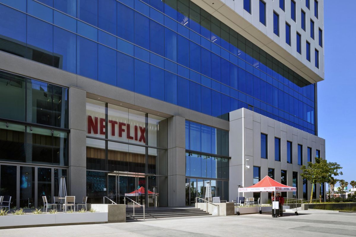 Netflix’s headquarters located on Sunset Blvd. on April 20, 2020 in Hollywood, Calif.  (Handout/Getty Images North America/TNS)