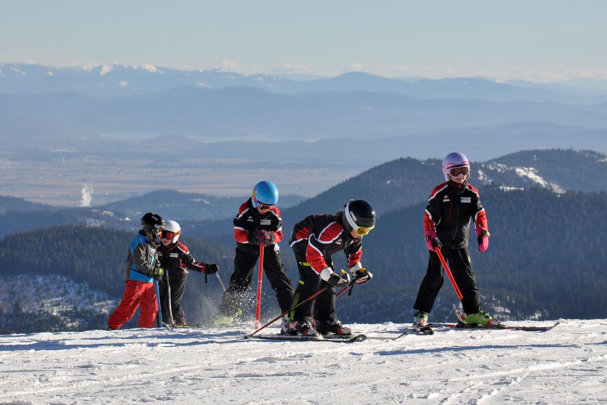 Youngsters in the Spokane Ski Racing Association are on top of their game at the summit of Mount Spokane. (Rich Landers / The Spokesman-Review)