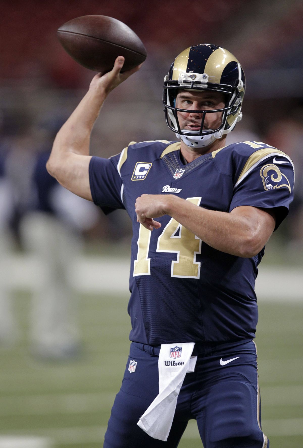 St. Louis will start QB Shaun Hill, who has played in two games this season, today vs. Denver’s No. 5 defense. (Associated Press)