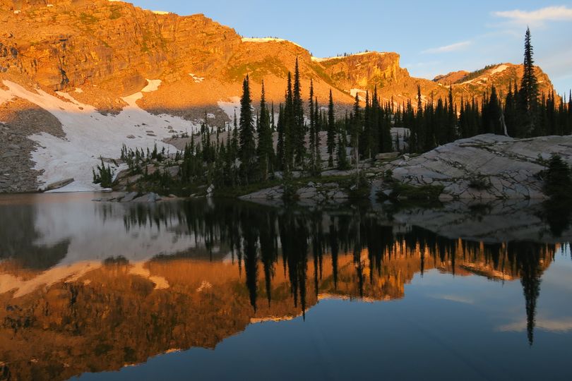 Friends of the Scotchman Peaks Wilderness 2016 photo contest second runner up Ken Vanden Heuvel was camped at Horseshoe Lake on July 4 when he caught the early light on Vertigo Ridge in the proposed Scotchman Peaks Wilderness. (Ken Vanden Heuvel )