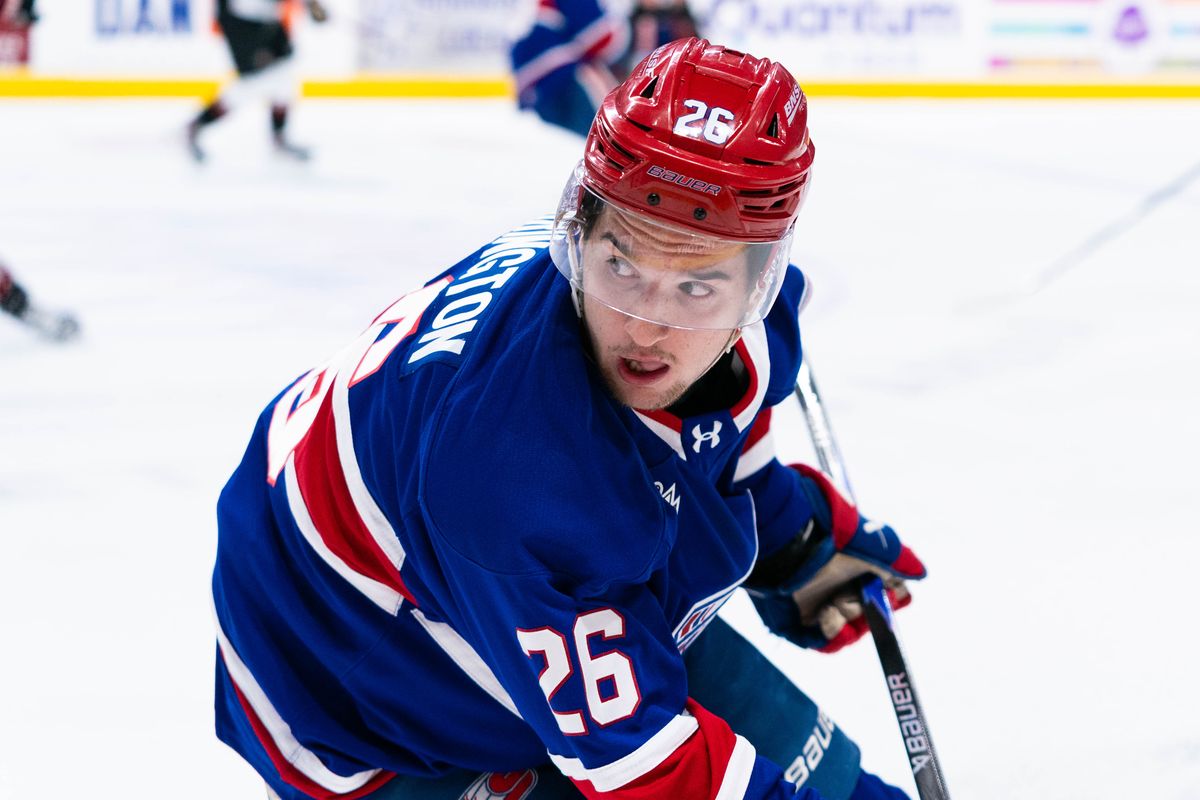Spokane Chiefs forward Chase Harrington was drafted No. 36th overall by the Calgary Flames in the 2026 NHL Draft on June 27, 2026. (Larry Brunt)