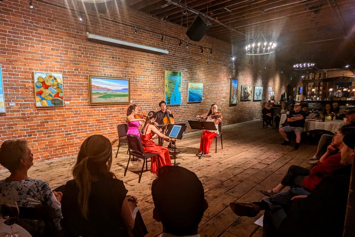 The Vega Quartet performs at Barrister Winery on Saturday. (Larry Lapidus/The Spokesman-Review)