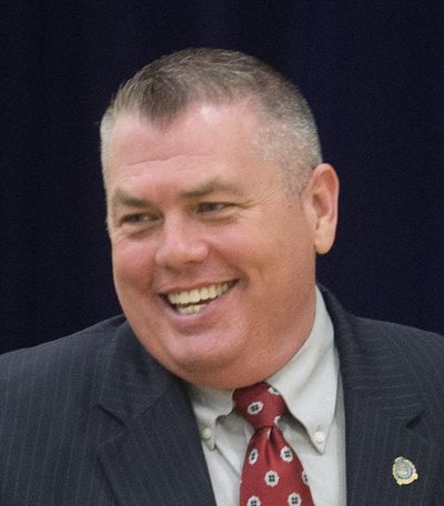 Robert Breeden takes a break from a community forum for the police ombudsman candidates, Aug. 27, 2015, at the East Central Community Center.  DAN PELLE danp@spokesman.com (Dan Pelle)