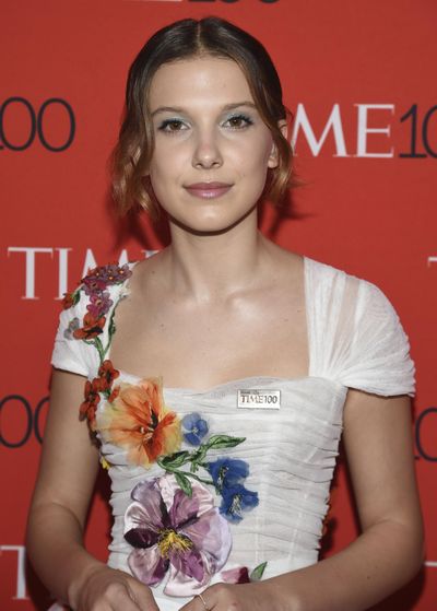 Millie Bobby Brown attends the Time 100 Gala celebrating the 100 most influential people in the world at Frederick P. Rose Hall, Jazz at Lincoln Center on Tuesday, April 24, 2018, in New York. (Evan Agostini / Invision/Associated Press)