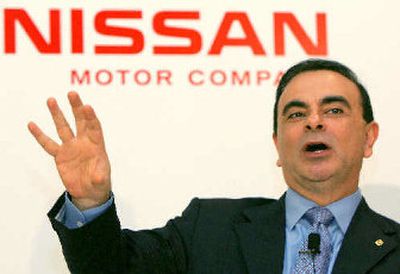 
Nissan Motor Co. Chief Executive Carlos Ghosn will meet today with General Motors CEO Rick Wagoner. 
 (Associated Press / The Spokesman-Review)