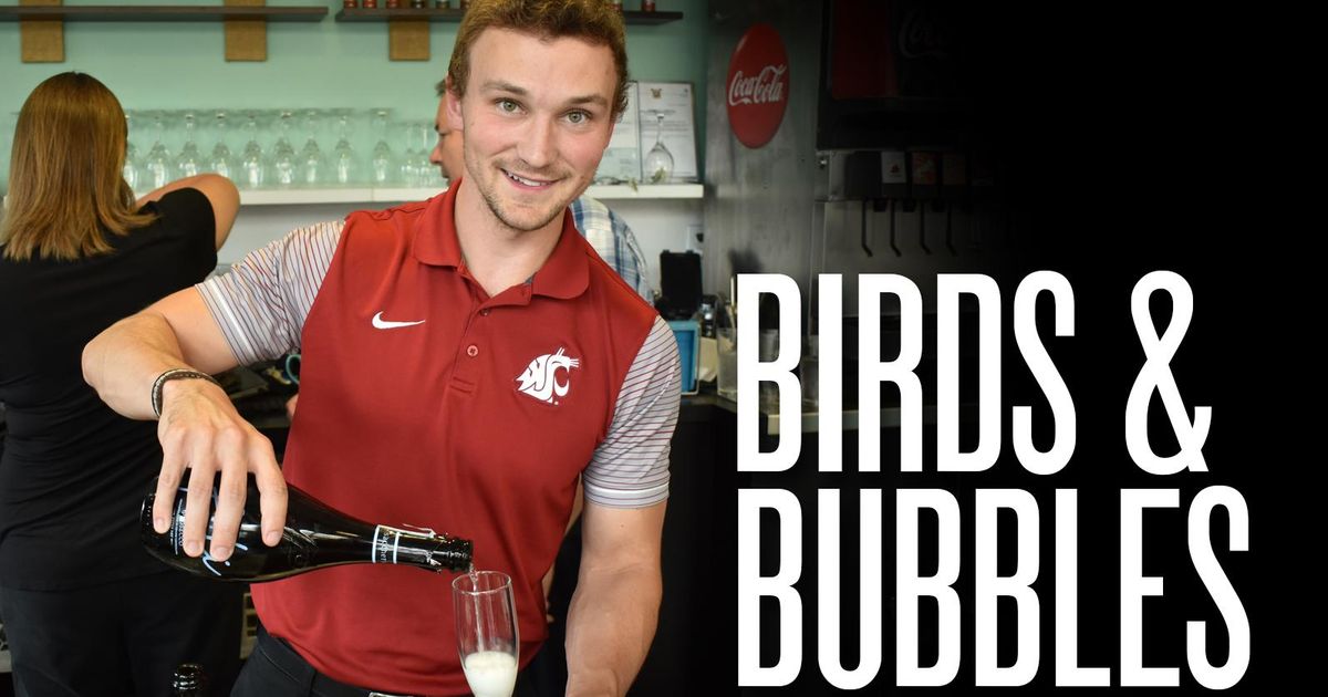 Birds and Bubbles? Yes, it’s fried chicken and champagne for dinner