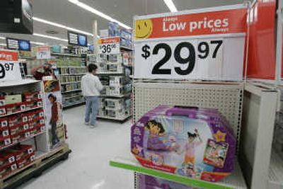 
Associated Press Shoppers' worries about the housing slump and energy prices have put a dent in the retail market.
 (Associated Press / The Spokesman-Review)