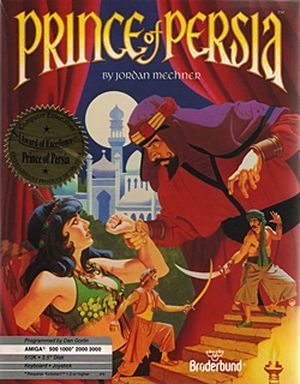 The box art for the 1989 classic platforming video game, Prince of Persia. (Fair use Wikipedia)