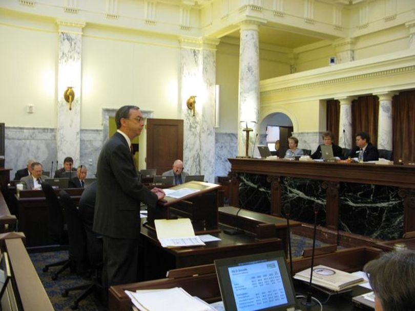 Idaho State Liquor Division director Jeff Anderson tells legislative budget writers Friday that liquor sales continue to grow despite the down economy; he called state-run liquor sales 