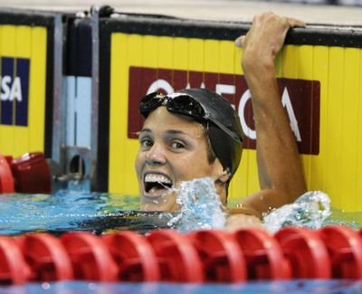 Dara Torres’ focus is set on the 50-meter freestyle.  (Associated Press)