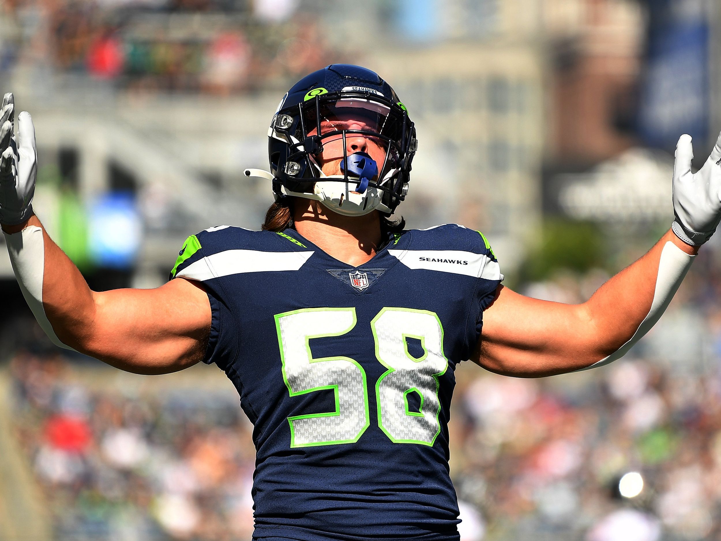 Seahawks LB Muse eager to 'get after it' in 1st NFL start