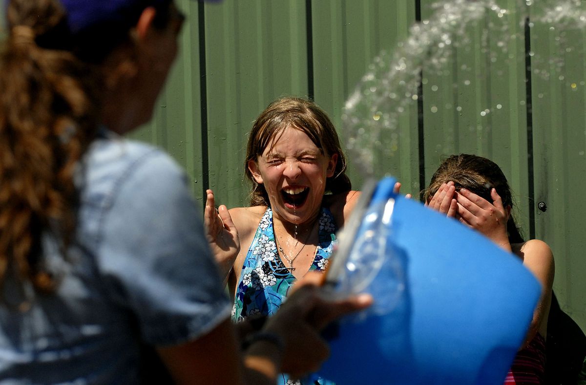 “It’s my nature to take things apart, but the water was fun, too, “ said Amy Riddle, 12, of Careywood during Camp Invention at Bird Aviation Museum and Invention Center in Sagle on Wednesday.  (KATHY PLONKA Photos / The Spokesman-Review)