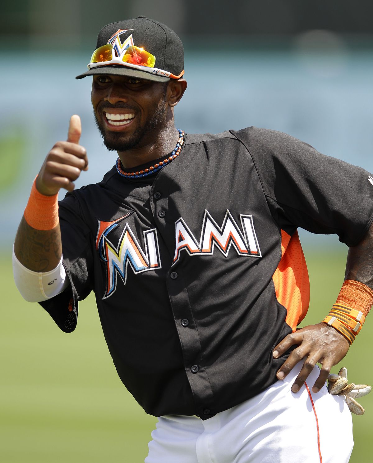 National League batting champion Jose Reyes left the New York Mets to play shortstop for the Miami Marlins in their new stadium. (Associated Press)