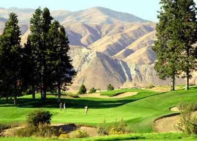 
Desert Canyon Golf Resort, located midway between Wenatchee and Chelan, offers scenic views of Central Washington.
 (Photo courtesy of Desert Canyon Golf Resort / The Spokesman-Review)