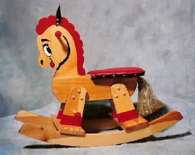
Might this hand-made rocking horse become a family heirloom?
 (U-BILD / The Spokesman-Review)