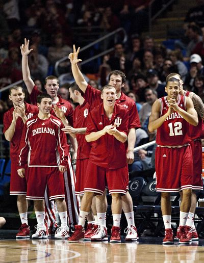 After enduring some down seasons, the Indiana Hoosiers have a record (23-7) to celebrate. (Associated Press)