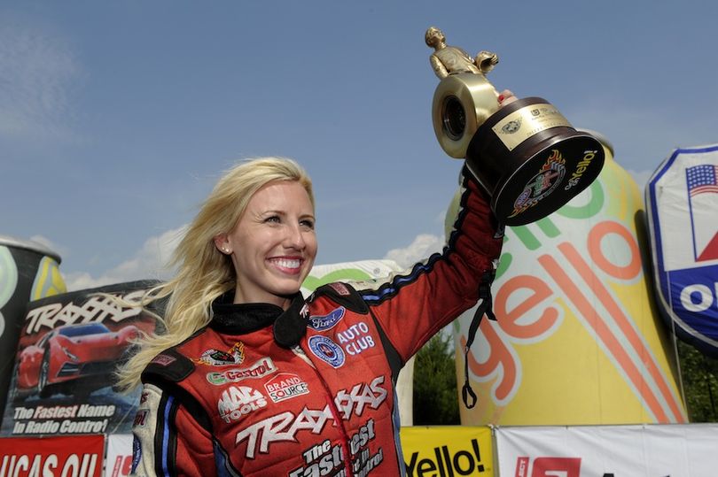 Courtney Force wins in New England. (Photo courtesy of NHRA)