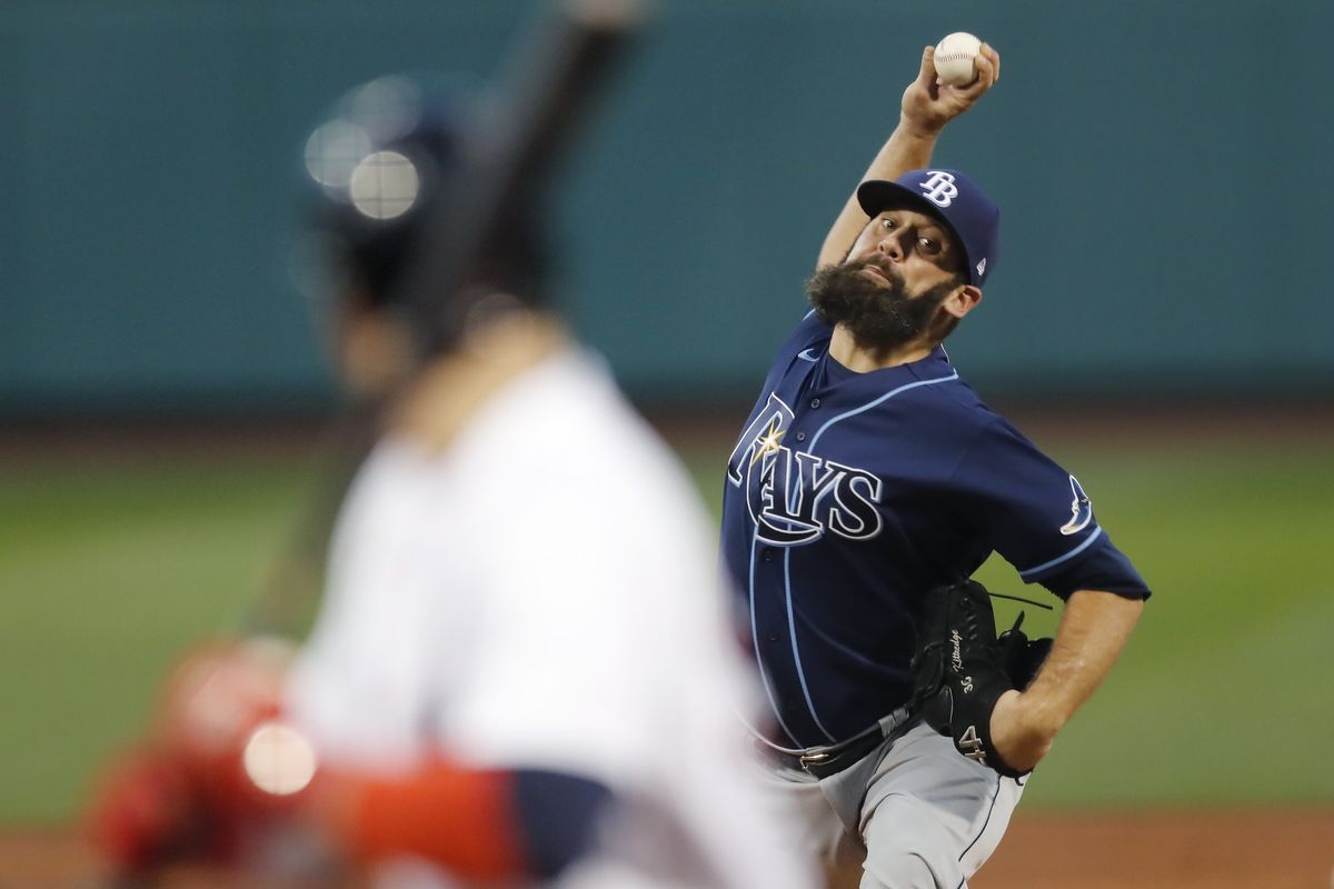 Tampa Bay’s Andrew Kittredge, originally drafted by the Seattle Mariners in 2008, has struck out nearly one batter per inning during his four seasons with the Rays.  (Associated Press)
