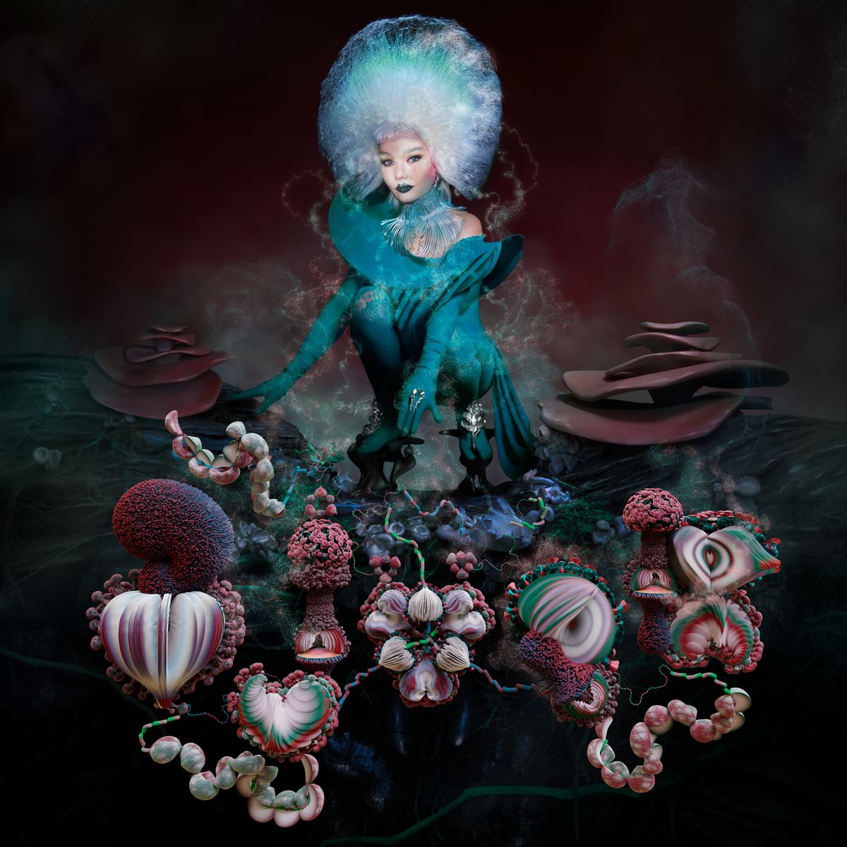 Album art for “Fossora,” Björk’s 10th studio album.  (Vidar Logi)