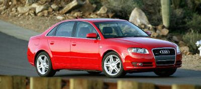 
For 2006, the A4, which with last year's advent of the A3 became Audi's second-smallest car, receives not so much a makeover as a trim-level realignment. Available in sedan, wagon and convertible body styles, the A4 can be had in any number of trim and model designations.
 (The Spokesman-Review)