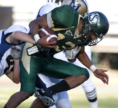 Tony Washington leads the Big Sky in receiving yards per game. (Associated Press / The Spokesman-Review)