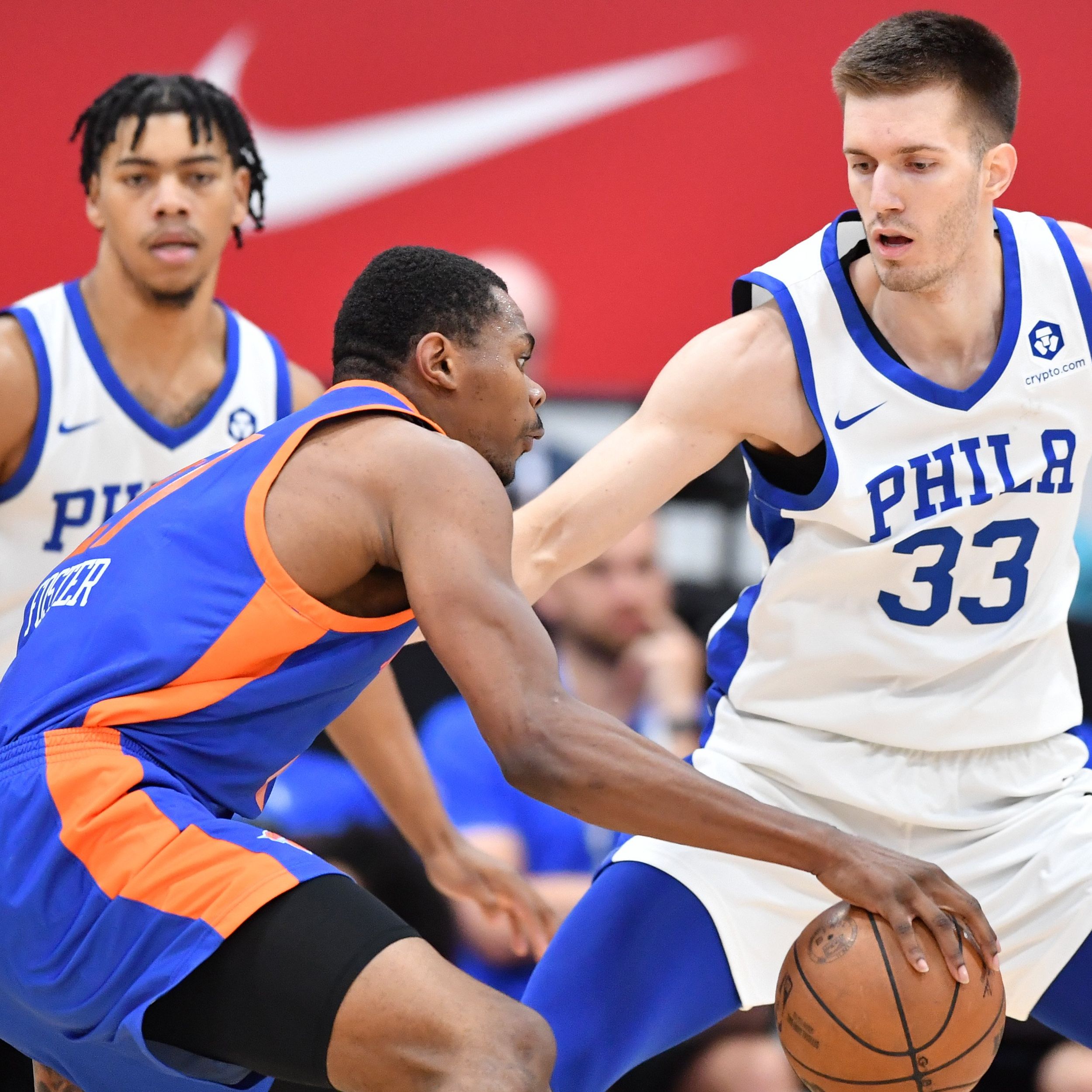 Philadelphia 76ers second-round pick Filip Petrusev signs one-year