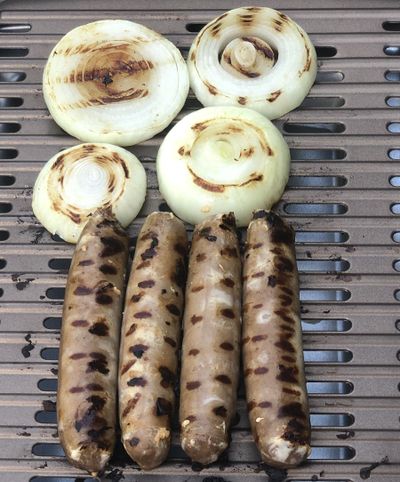 The new George Foreman Smokeless Grill is a winner, joining us on our next road trip. (Leslie Kelly)