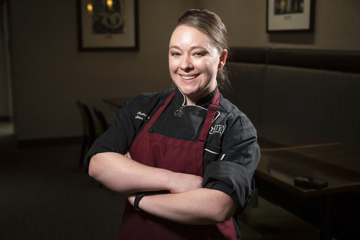 Kristina Stephenson, pastry chef at Northern Quest Resort & Casino, competed on the Food Network’s “Holiday Baking Championship,” which premiered on Nov. 2.  (Colin Mulvany/The Spokesman-Review)
