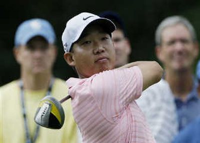 Anthony Kim joined Tiger Woods as the only under-25 Americans to win twice in a single season on the PGA Tour.Associated Press
(Associated Press / The Spokesman-Review)