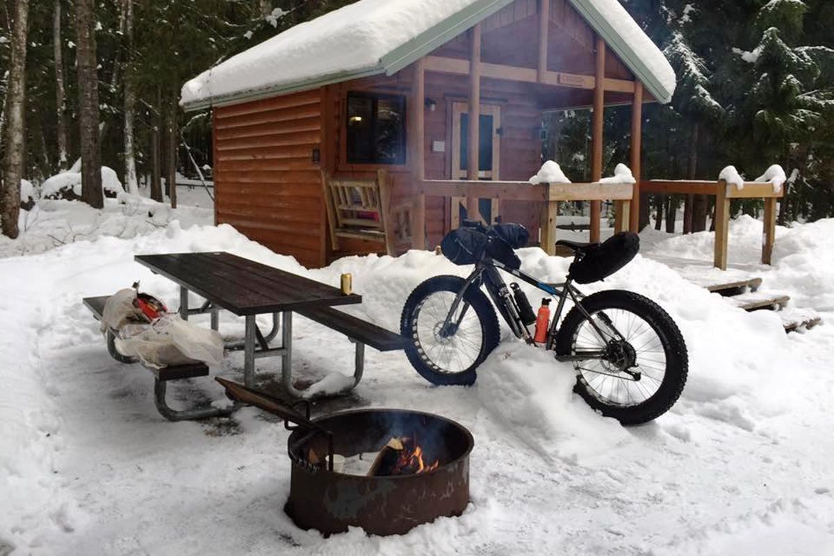 Indian Creek Campground cabins are winter retreats at Priest Lake State Park. (DAN DeRUYTER / DAN DeRUYTER PHOTO)