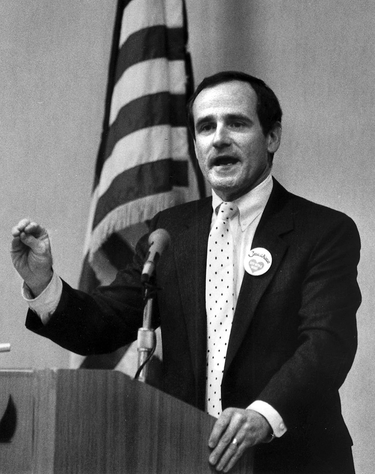 Jim Risch, pictured in 1987,  is a different politician from the brash, combative character  of  the 1970s and 1980s.  (File / The Spokesman-Review)