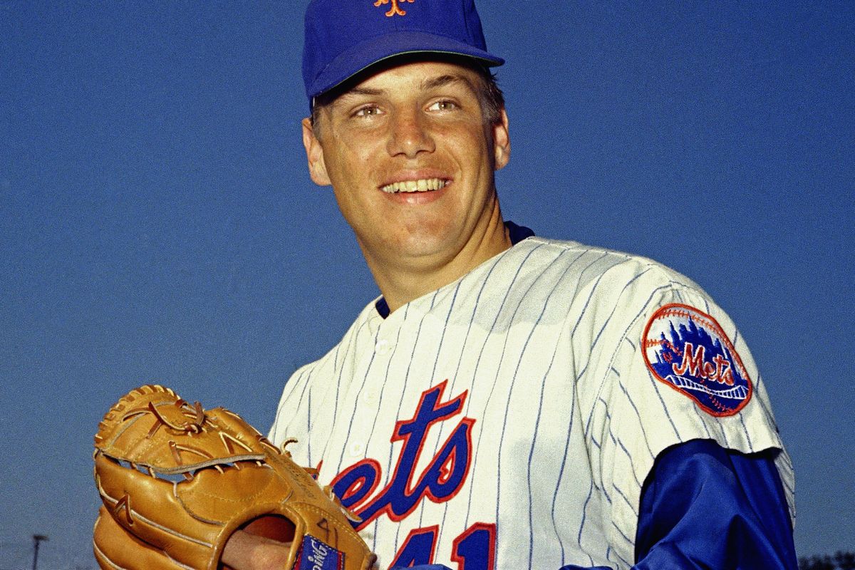 New York Mets pitcher Tom Seaver, pictured in 1968, was the galvanizing leader of the Miracle Mets 1969 championship team.  (Associated Press)