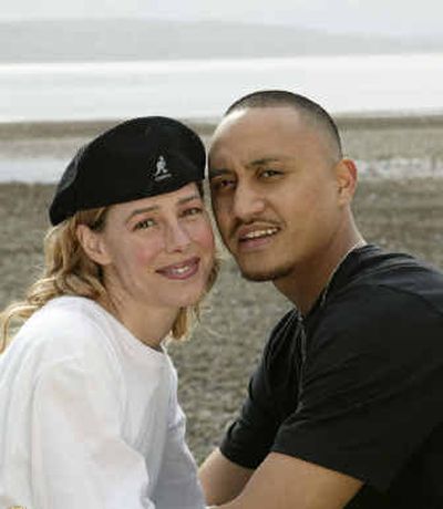 
Mary Kay Letourneau and Villi Fualaau are shown outside their home in Seattle earlier this month. Their story will air on television beginning today. 