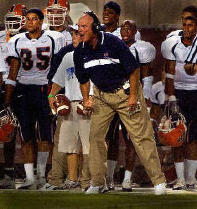 
Former Washington State football coach Mike Price now coaches at UTEP. 
 (File/ / The Spokesman-Review)