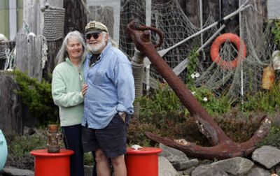 
John and Patty Crowe,  of Newport, Ore., have been collecting floats, buoys and other maritime-related items for their yard since the 1960s. 
 (Photos Associated Press / The Spokesman-Review)