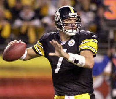Ben Roethlisberger still has not lost an NFL start.
(Associated Press / The Spokesman-Review)
