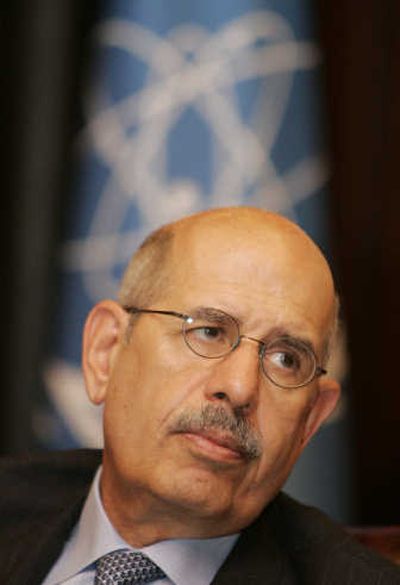 
Chief U.N. atomic inspector Mohamed ElBaradei attends  a conference in  Seoul, South Korea, Thursday. Associated Press
 (Associated Press / The Spokesman-Review)