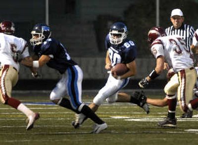 
Conor Payton's kickoff return for a touchdown got Gonzaga Prep back into its game with University. 
 (Jed Conklin / The Spokesman-Review)