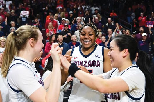 Gonzaga's Yvonne Ejim, Brynna Maxwell, Kaylynne Truong Named To Becky ...