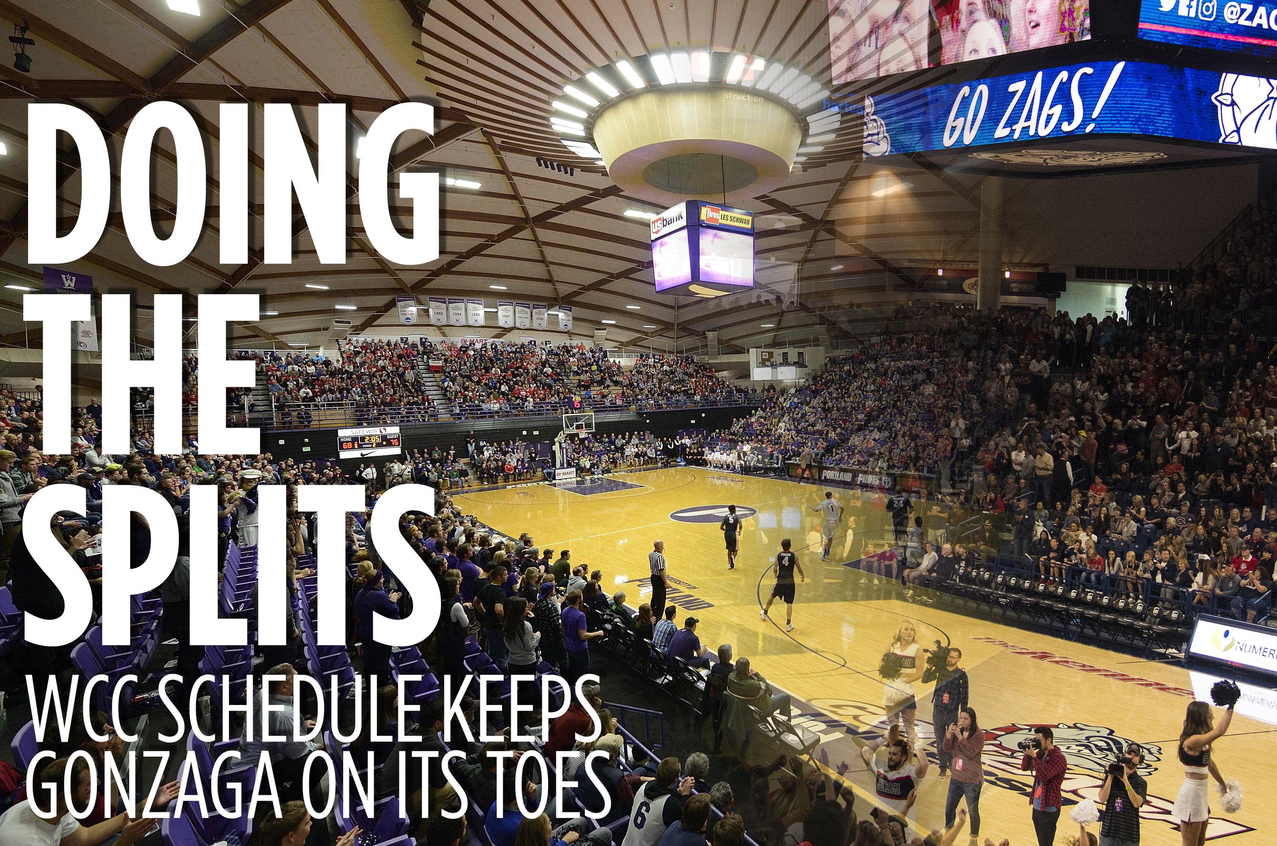 Gonzaga, WCC teams deal with split weeks, unconventional schedule The