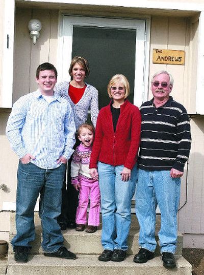 
The Andrews family are Valley Voice Good Neighbors. They are, from left, Sammy, Hilary, Maggie, Darla and Sam Andrews. They were nominated by Jill Barrett.
 (J. BART RAYNIAK / The Spokesman-Review)