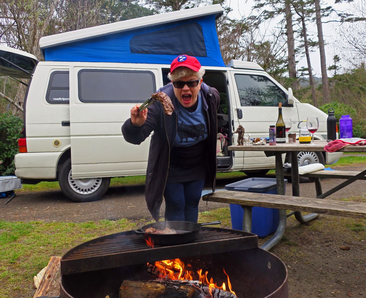 We tried before buying, renting this VW Eurovan from a company in Portland for a trip to the Oregon Coast.   (John Nelson)