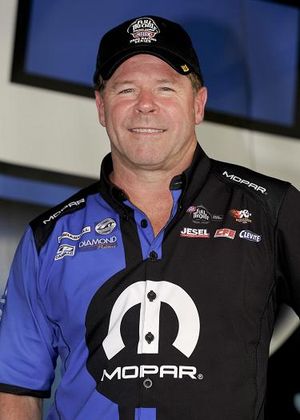 Allen Johnson drives the Mopar Dodge in the Pro Stock division on the NHRA Full Throttle Drag Racing Series. (Photo courtesy of NHRA Media Relations) (National Dragster)