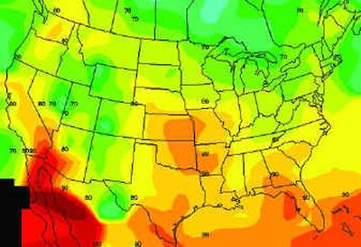 
The Slice's advanced Doppler satellite readings predict an early freeze.
 (The Spokesman-Review)