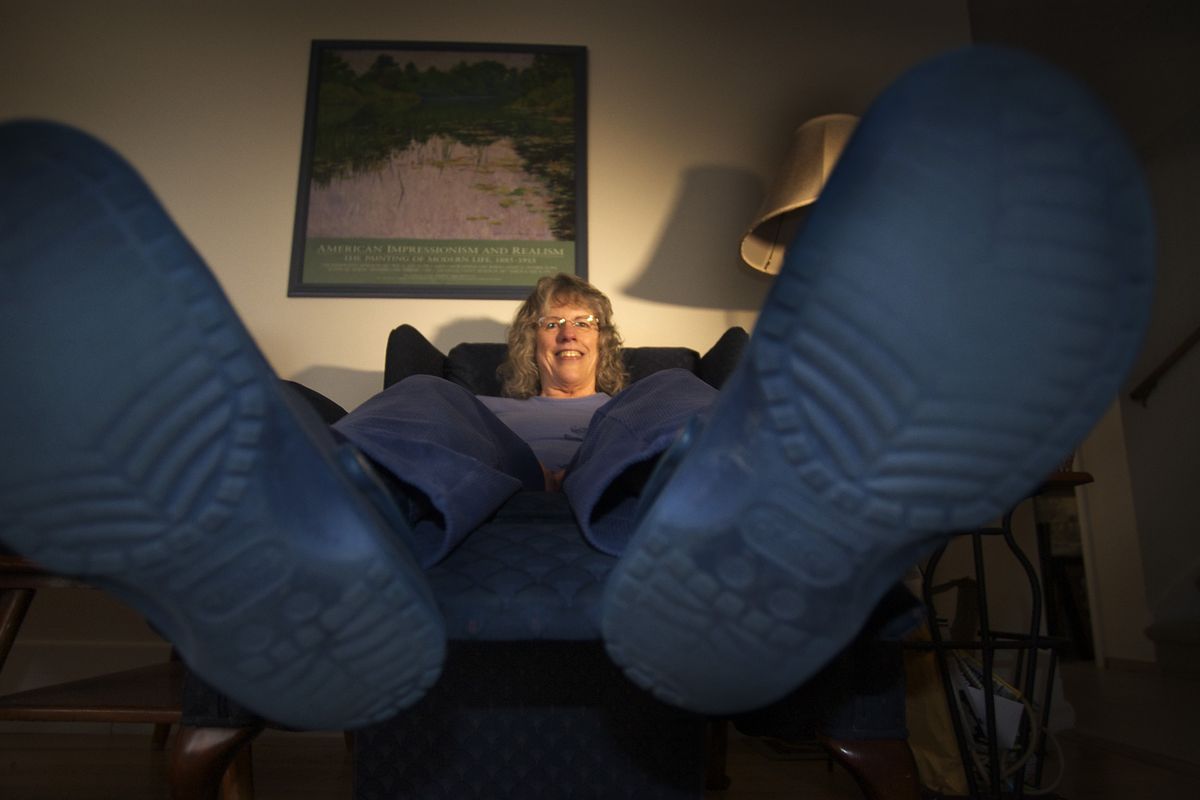 Pam Piro has peripheral neuropathy in her feet, a nerve condition affecting 20 million Americans. Until it was diagnosed and treated, she could barely walk. (Colin Mulvany)